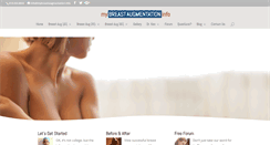 Desktop Screenshot of mybreastaugmentation.info